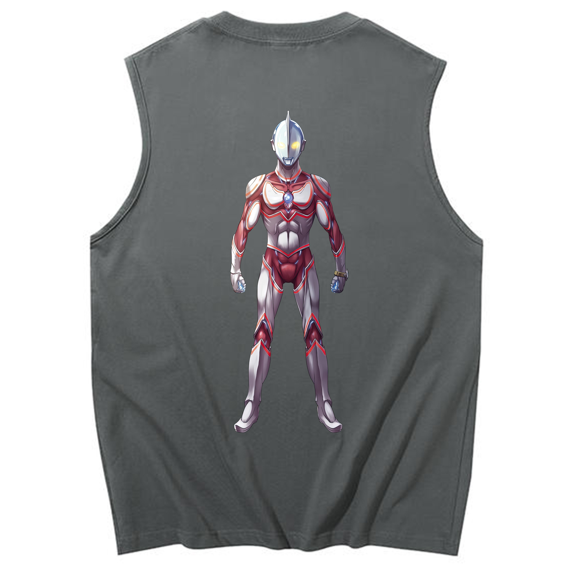 （画像用） ウルトラマン Ultraman コットン100％タンクトップ（背面プリント）